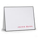 Charlotte Bordered Folded Note Cards- Raised Ink Image 1 of 3